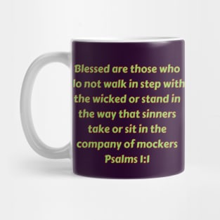 Bible Verse Psalms 1:1 Mug